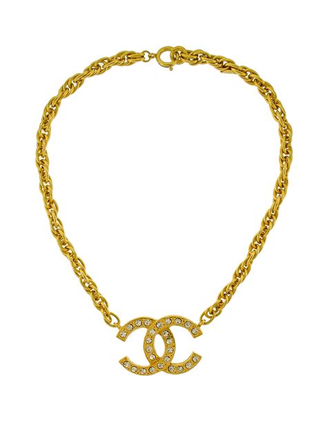 chanel gold bar|gold chanel necklace.